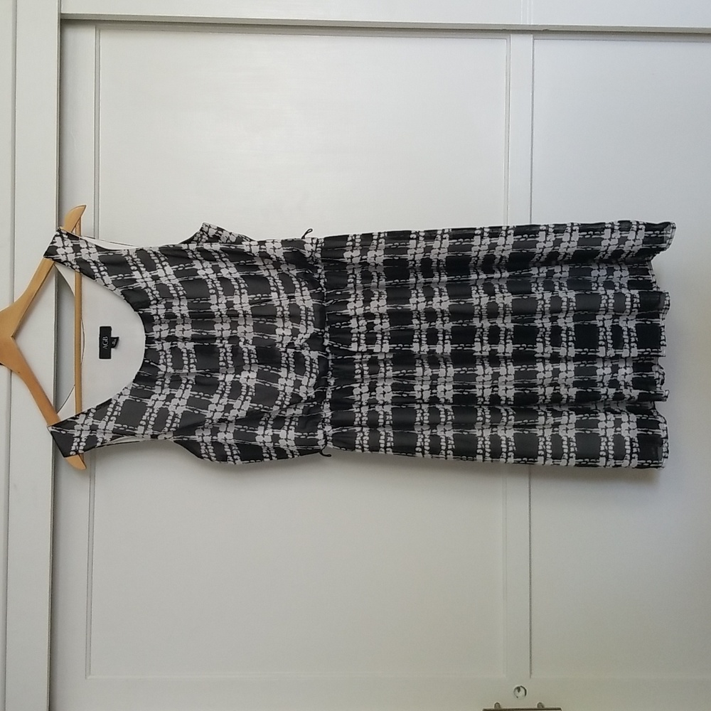 AGB Black & White Dress